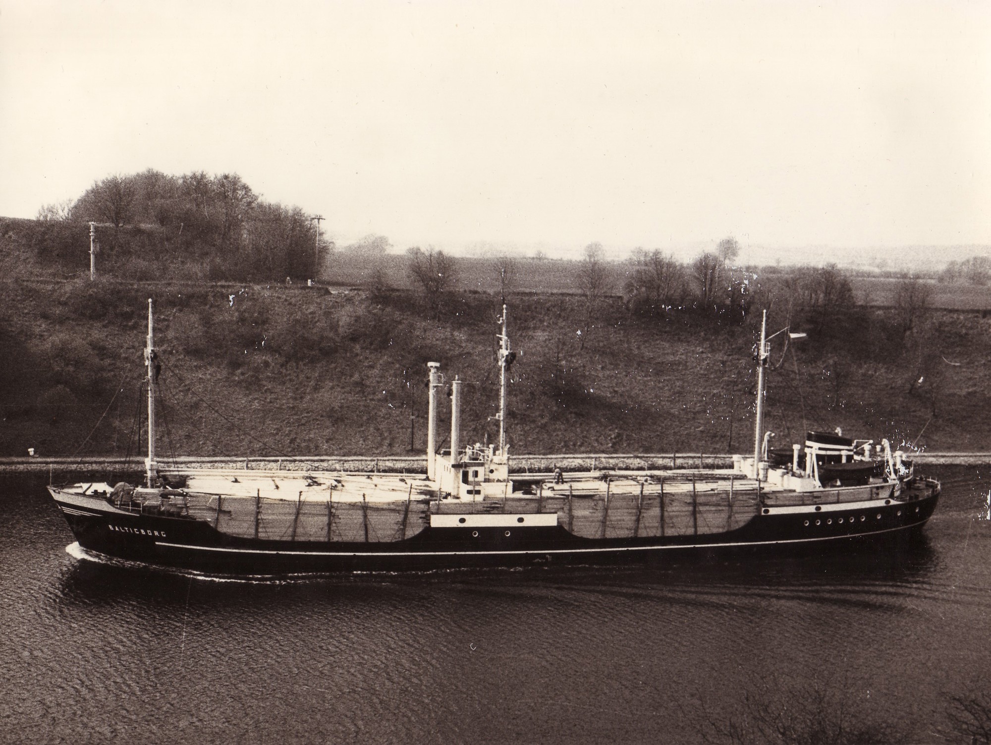 At the end of the 1950s, work takes place on the first long-haul vessel for Wagenborg: the ‘Balticborg’