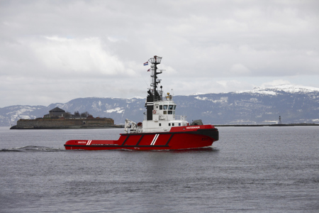 New tug 'Waterman' arrived at homeport Delfzijl