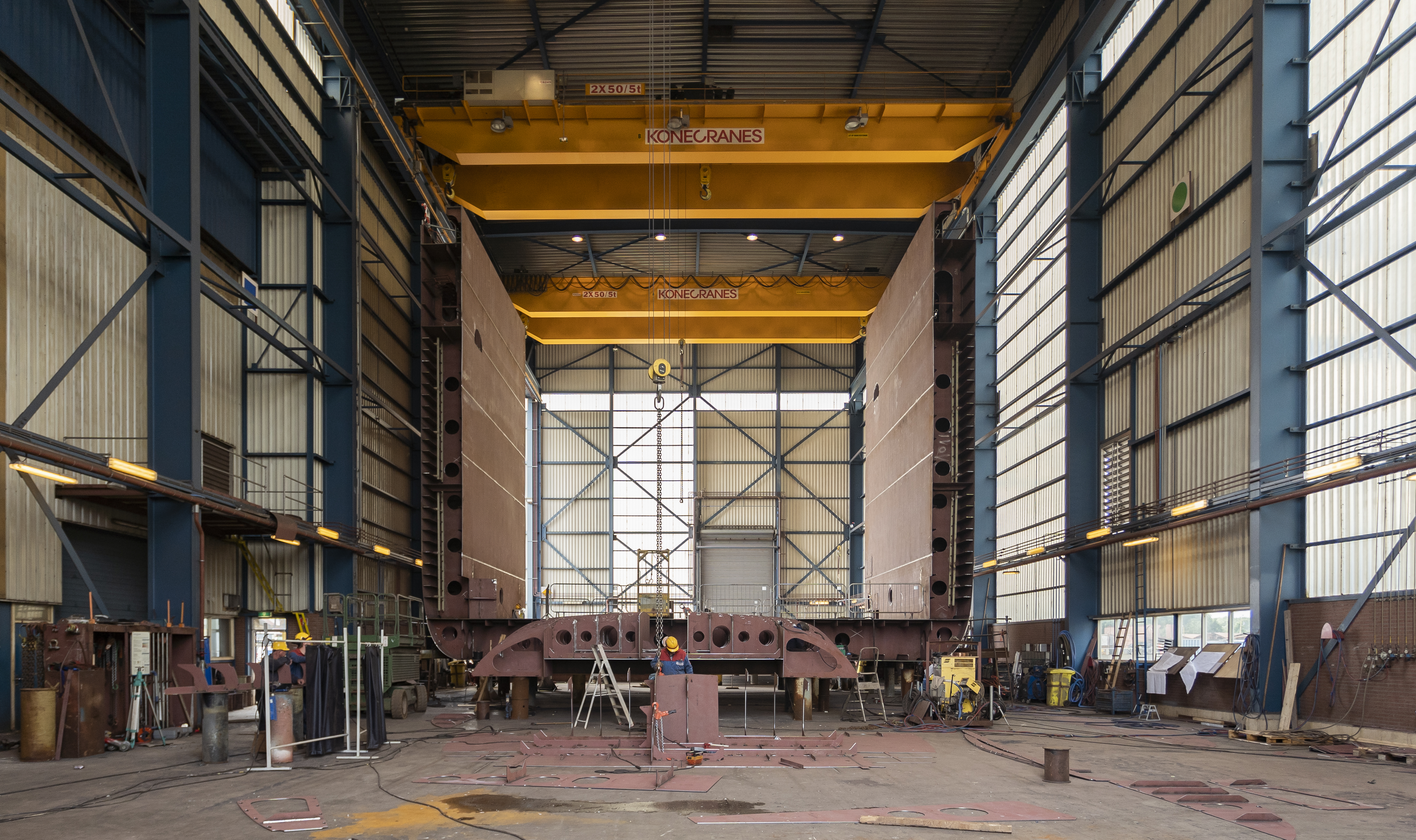 Construction EasyMax 2 in full swing