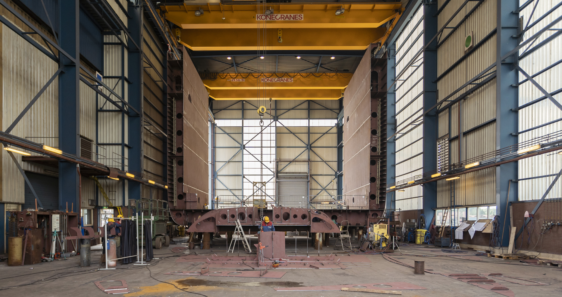 Construction EasyMax 2 in full swing