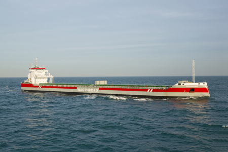 Reggeborg first ship with ballast water treatment system