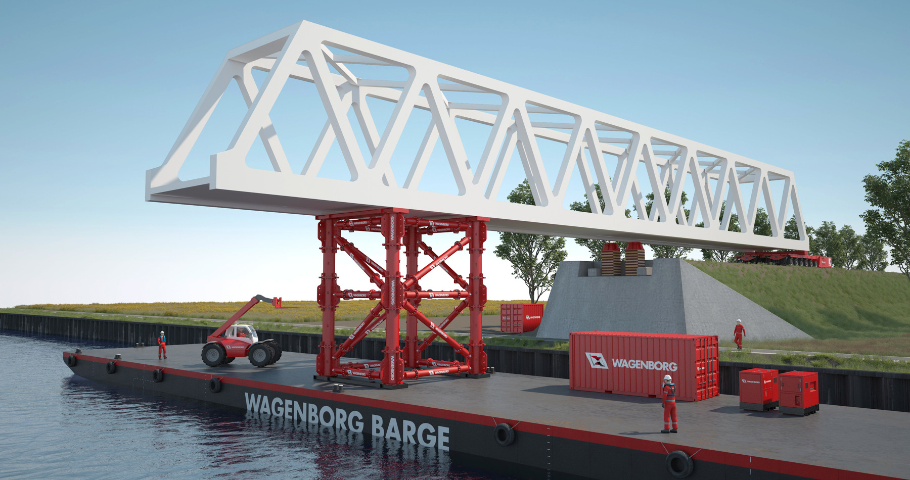 Nieuw: het modular support system van Wagenborg Nedlift!