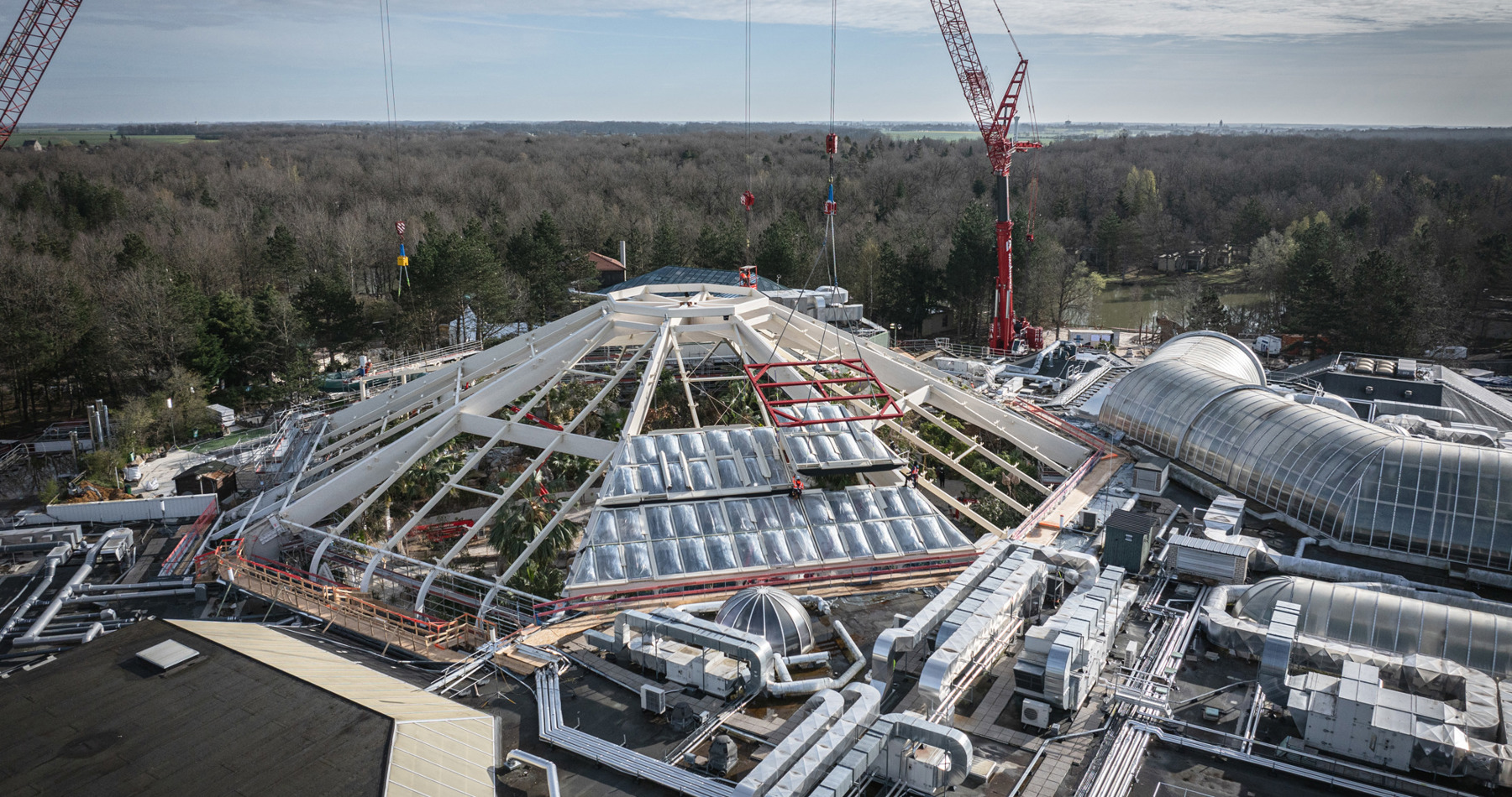 Immens project bij Center Parcs Les Bois-Francs