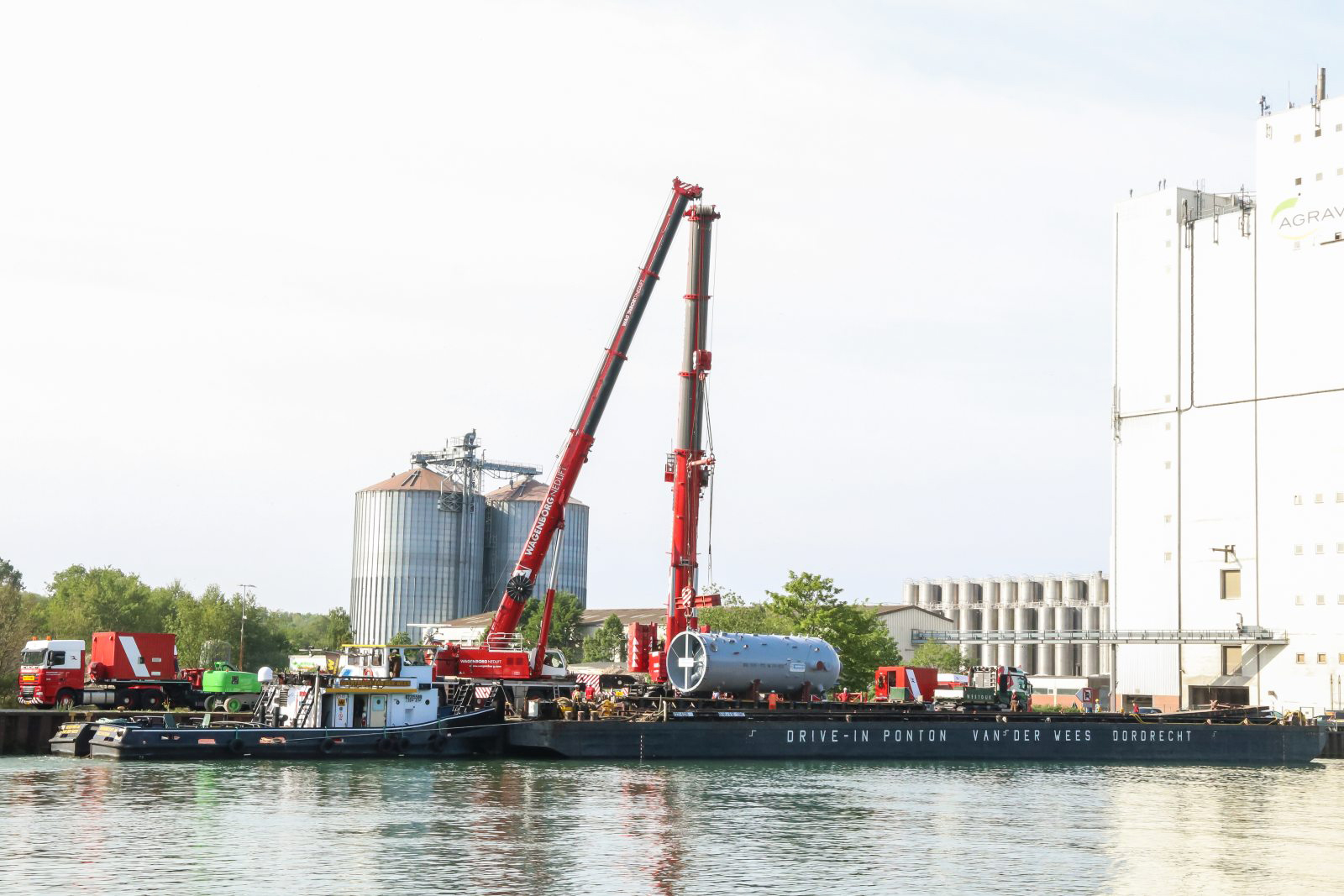 Pressure vessel on its way to Germany