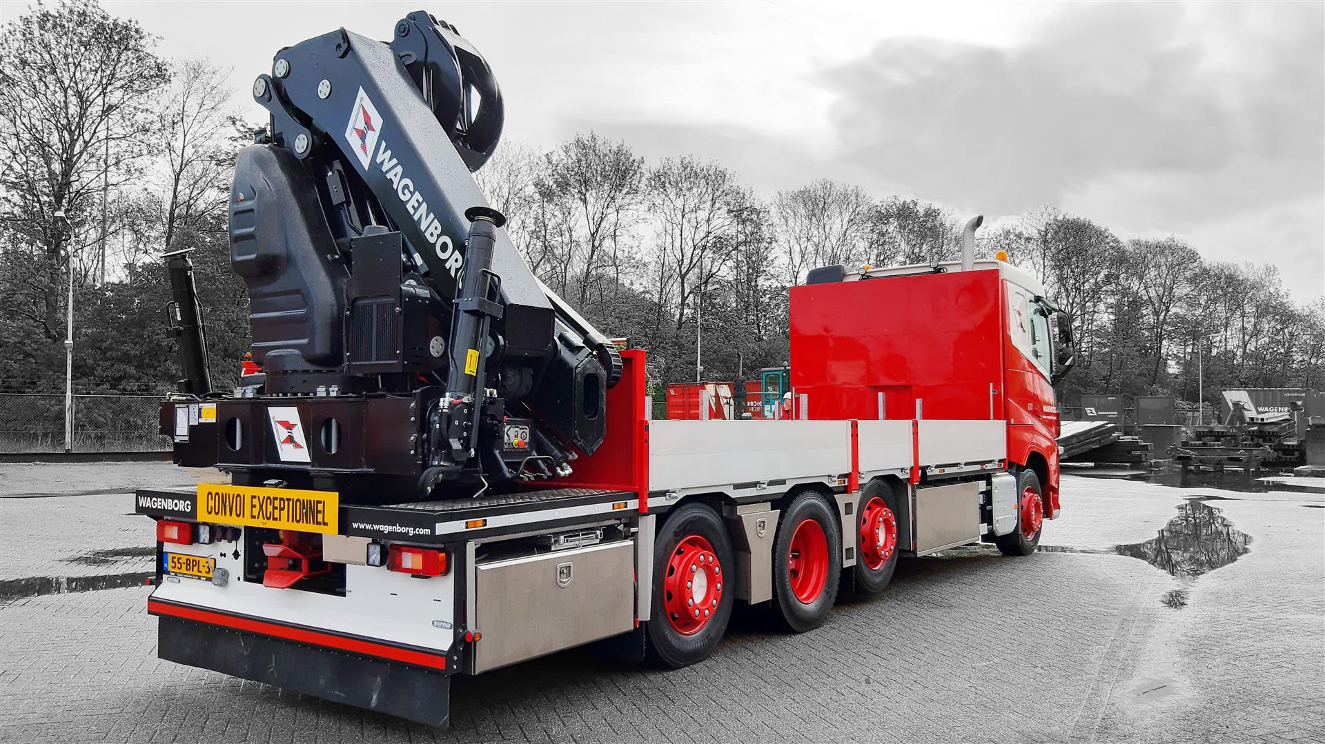 autolaadkraan Wagenborg Nedlift