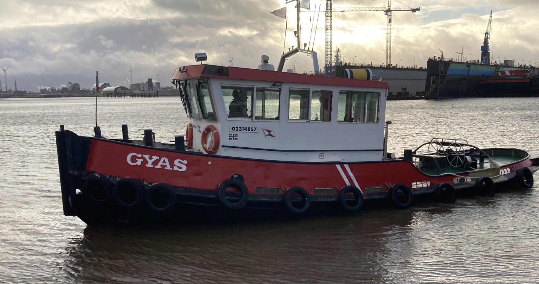 New Stage V engine for 47 year old inland pusher tug GYAS