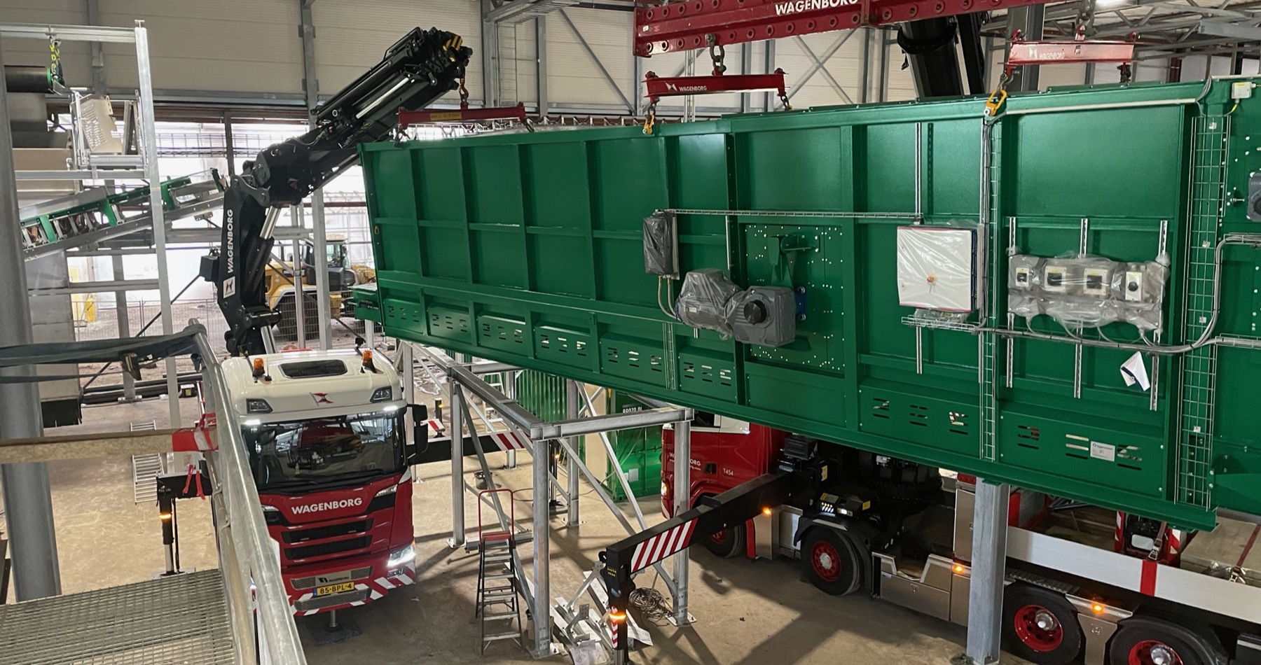 Manövrieren mit der Mischanlage