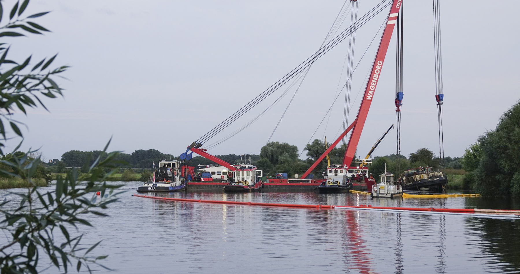 Successful salvage 'West Oder 1' at Nienburg in Germany