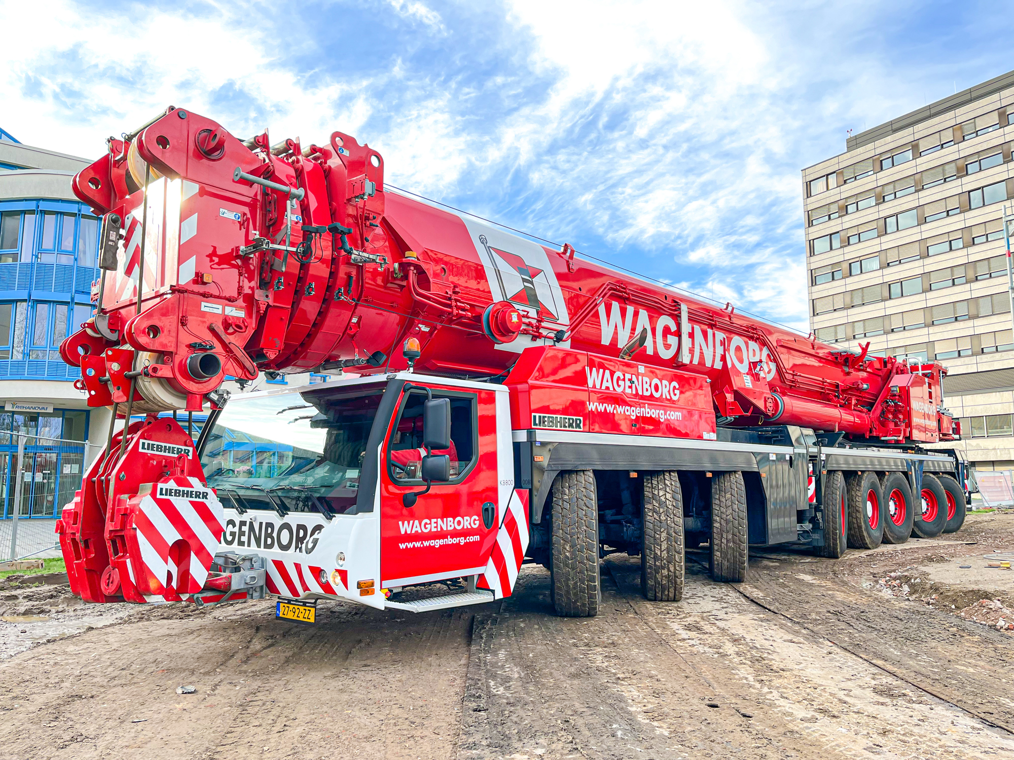 Mobiele telescoopkraan