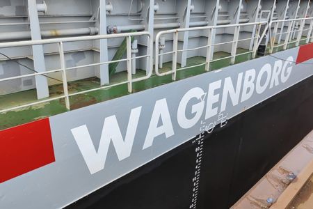 Various mutations of the Wagenborg fleet