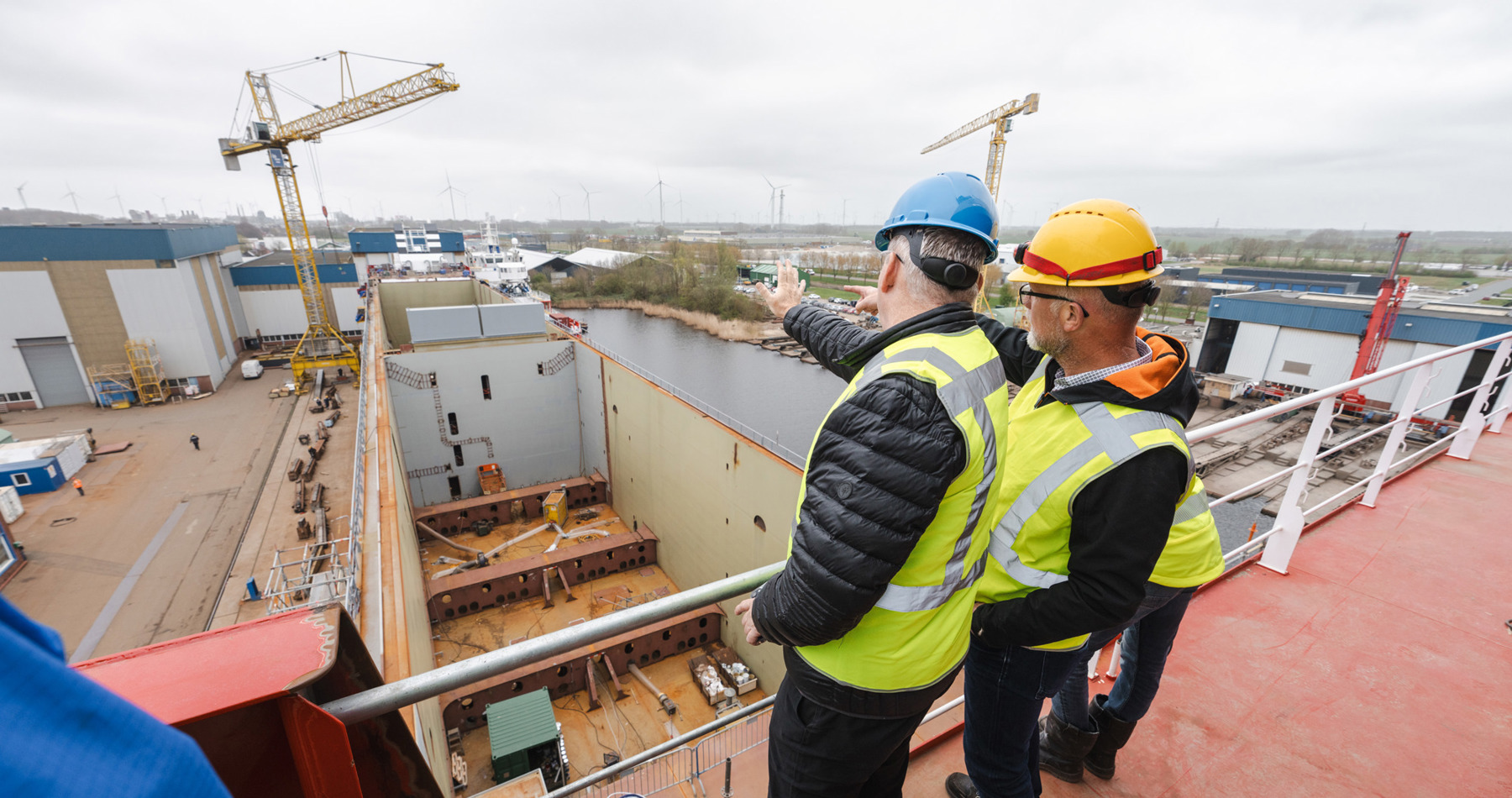 Milestone moment: INEOS tours Europe’s first CO₂ carrier under construction in the Netherlands