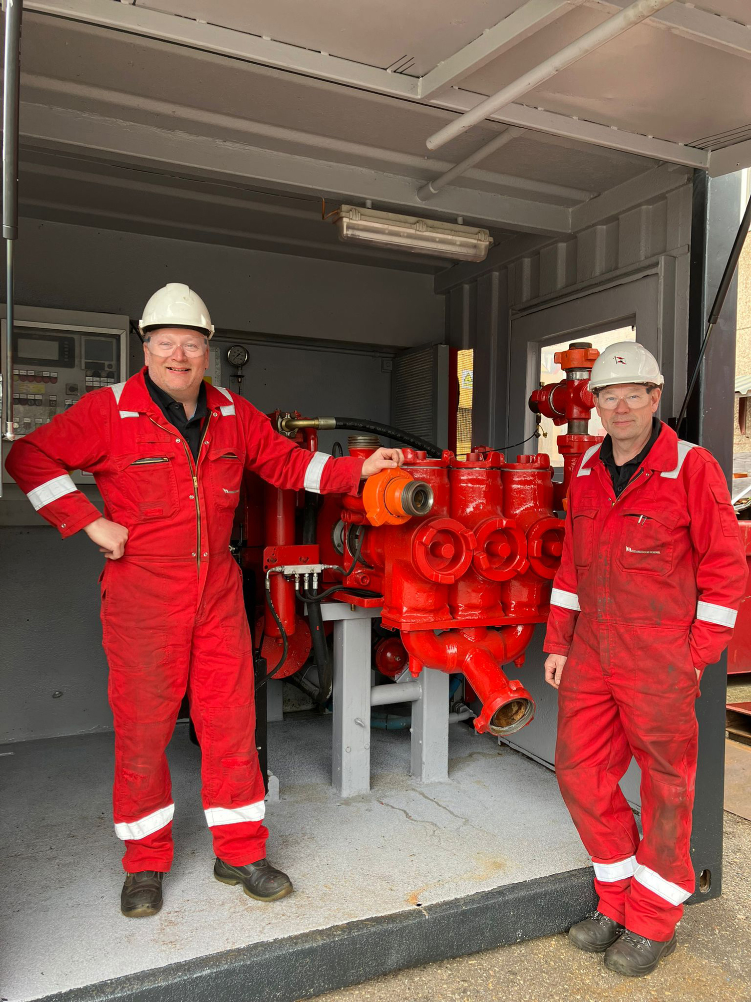 Mud pump container like new again!